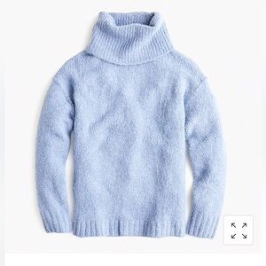 J. Crew Light Blue Cowl Neck Sweater